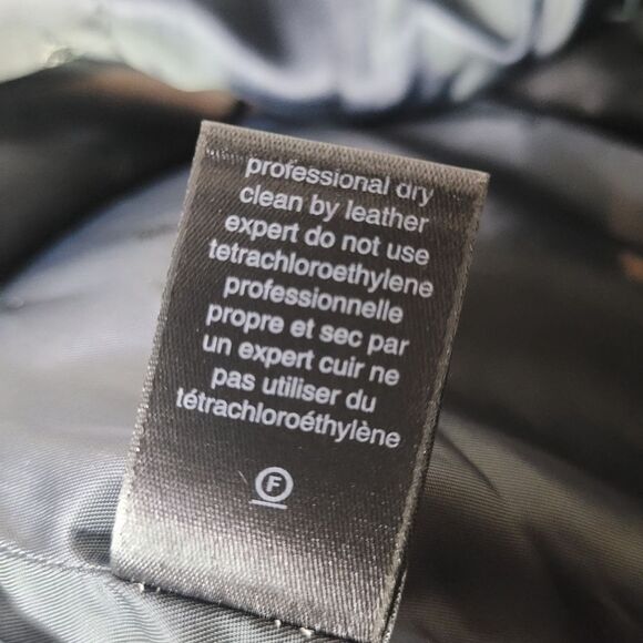 John Varvatos USA Stars Men's Jacket Size L  Black Sheep Skin Washed Leather - Picture 13 of 15